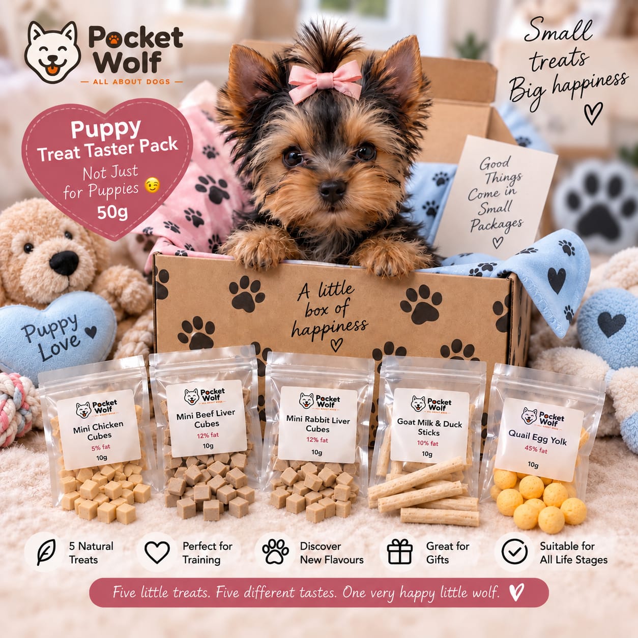 WhatsApp Image 2026-09-21 at 6.10.26 AM Puppy Treat Taster Pack β Not Just for Puppies - Image 1